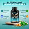 GABA L-Theanine 900 mg - Made in USA - Magnesium | Vitamin B6 - Calm, Sleep, Relaxation & Mood Support - 750 mg Gamma AminoButyric Acid, 150 mg L-Theanine - Non-Habit Forming, Vegan - 120 Capsules view 4