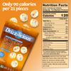 Drizzilicious Mini Flavored Rice Cakes Birthday Cake - Rice Crisps, Healthy Snack for Adults and Kids, Vegan, Gluten Free Snack, Allergen Free, Only 90 Calories Per 21 Pieces - 4 oz (Pack of 1) view 2