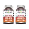 Amazing Formulas Folic Acid 5000 Mcg per Serving | Tablets Supplement | Non-GMO | Gluten-Free | Made in USA (2 Pack | 120 Count) view 1