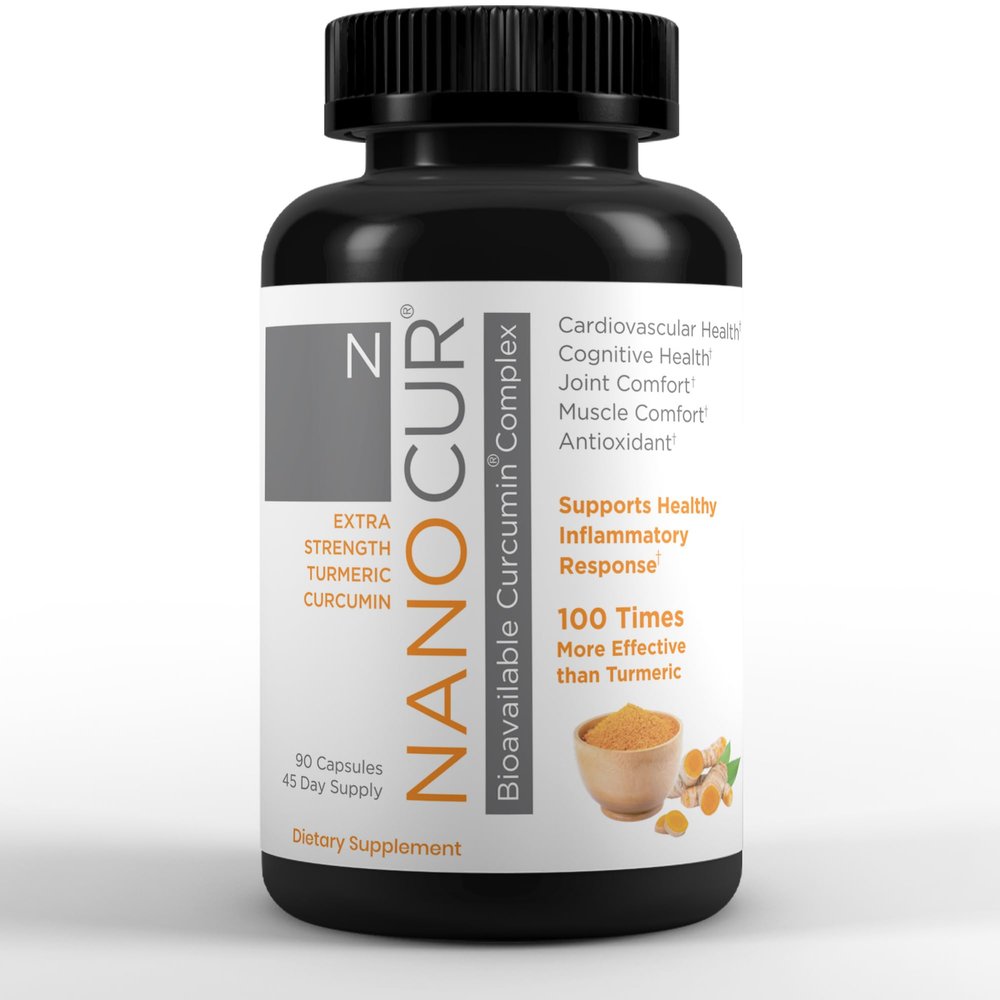 Nanocur Turmeric Curcumin - 100x More Active Than Turmeric, 170% More Active Than Curcumin + Black Pepper Extract. Joint Support, Relief, and Energy Youll Feel. Organic Curcumin/Plant-Based Carrier.