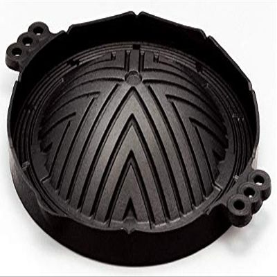 Ikenaga Iron Works Living with Iron Genghis Khan Pot, Shallow Type, 11.4 inches (29 cm), Gift Wrapping Specifications