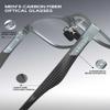 ANYLUV Blue Light Glasses Men/Women, Working Blue Light Blocking Glasses, Relieve Eyestrain-Carbon fiber Gunmetal view 3