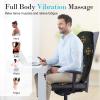 Back Massager with Heat, 5 Vibrating Modes & 2 Heat Levels, Back Massager Chair Pad, Electric Massage Seat Cushion, Massage Pad for Back Pain Relief, Christmas Gifts for Men Him Dad Mom Her view 2