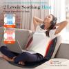 Back Massager with Heat, 5 Vibrating Modes & 2 Heat Levels, Back Massager Chair Pad, Electric Massage Seat Cushion, Massage Pad for Back Pain Relief, Christmas Gifts for Men Him Dad Mom Her view 3