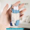 MEDMAX Asthma Inhaler Holder PU Leather Protective Travel Handy Mini Holster, Lightweight Carrying Case with Carabiner Clip, Inhaler Not Included (Case Only), Heart Arch view 2