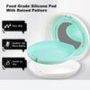 2PCS Retainer Case with Mirror and Adjustable Vent Holes, Cute Slim Aligner Case Compatible with Invisalign, Night Mouth Guard Case, With Retainer Remover Tool, Chew & Brush, White+White view 4