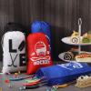 Berlune 24 Pcs Hockey Gift Bags Ice Hockey Party Favors Decorations Sport Goodie Drawstring Bags for Sport Theme Birthday Party Baby Shower Game Day Team Player Celebration view 4