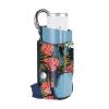 MEDMAX Asthma Inhaler Holder PU Leather Protective Travel Handy Mini Holster, Lightweight Carrying Case with Carabiner Clip, Inhaler Not Included (Case Only), Leaves view 1