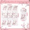 Spiareal 200 Pcs Floral Cherry Blossoms Guest Napkins Paper Hand Towels for Bathroom Pink Paper Towels Dinner Disposable Hand Napkins for Wedding Party Bridal Birthday view 3