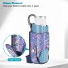 MEDMAX Asthma Inhaler Holder PU Leather Protective Travel Handy Mini Holster, Lightweight Carrying Case with Carabiner Clip, Inhaler Not Included (Case Only), Paisley Purple view 4