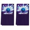 Kitchen Towels Microfiber Cleaning Cloths, Sports Theme Modern Athlete Competitive Bowling Ball Game Dish Towels for Kitchen, Pack of 2 Absorbent Hand Towels Reusable Tea Towels Bar Towels 18x28 Inch view 1