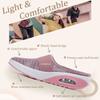 Hopomart Womens Air Cushion Slip-On Walking Shoes, Orthopedic Diabetic Walking Shoes, for Diabetic Swollen Feet (Dark Blue,8.5,8.5) view 4