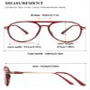 VEVESMUNDO Aviator Reading Glasses Blue Light Blocking Readers view 2