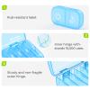 AUVON XL Weekly Pill Organizer 2 Times a Day, Pill Box 7 Day with One-Side Large Openings for Easy to Use, Blue AM PM Pill Case for Medication, Vitamins, Fish Oils, Supplements view 3