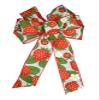 1 Pcs Small 5-6" Hand Made Strawberry Wired Wreath Bow Floral Red Spring Berry view 1