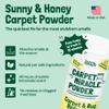 Sunny & Honey Carpet Freshener Powder - Dry with No Residue - Pet & Kid Safe Upholstery Cleaner - Natural Rug Powder Formula (20 oz, Summer Lemonade Scent) view 2