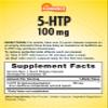 Sundance 5-HTP 100mg | 50 Capsules | 5 Hydroxtryptophan | Non-GMO & Gluten Free Supplement view 2