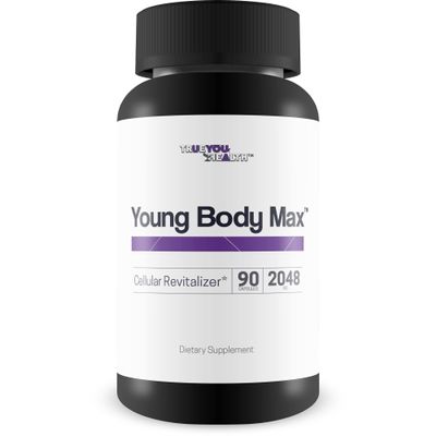 Young Body Max - Cellular Revitalizer Supplement - Support Youth & Longevity - Revitalize, Rejuvenate, Regenerate - Potent Antioxidant Support for Cells - Promote Cellular Energy - Cell Health Support