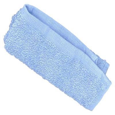 12 x 12 Light Blue Cotton Freedom Collection Washcloth Rags - 0.75 LB Weight Per Dozen - 50 Dozen