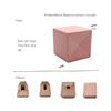 Oletx 25 Pcs Pink Paper Gift Boxes, Small Candy BoxesBulk,3x3x3 inch Gift Box with Lids, Goodie TreatBoxes for Party Favors, Birthday Gifts, Wedding Gifts view 3