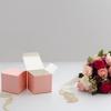 Oletx 25 Pcs Pink Paper Gift Boxes, Small Candy BoxesBulk,3x3x3 inch Gift Box with Lids, Goodie TreatBoxes for Party Favors, Birthday Gifts, Wedding Gifts view 4