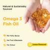 TruHabit Omega3 Fish Oil Capsules Omega 3 (60 Capsules) Fish Oil Omega 3 Capsule 1000mg (180mg EPA & 120mg DHA)- Lemon Flavoured Fishoil Omega 3 Capsules for Men, Omega 3 Fish Oil Capsules for Women view 2