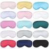 15pcs Sleep Mask for Sleeping-Adjustable Elastic Band Blackout Eye Mask, Soft and Comfortable Eye Sleep Mask, Suitable for Bed, Plane, Long-Distance Ride, Office (Multicolor) view 1