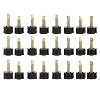 24pcs Heel Replacement Tips, High Heels Tips Replacement Shoes Repair Tool, Non Slip Shoes Repair Heel Dowels Protector(9x9cm)