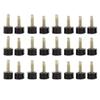 24pcs Heel Replacement Tips, High Heels Tips Replacement Shoes Repair Tool, Non Slip Shoes Repair Heel Dowels Protector(9x9cm) view 1