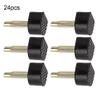 24pcs Heel Replacement Tips, High Heels Tips Replacement Shoes Repair Tool, Non Slip Shoes Repair Heel Dowels Protector(9x9cm) view 2