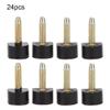 24pcs Heel Replacement Tips, High Heels Tips Replacement Shoes Repair Tool, Non Slip Shoes Repair Heel Dowels Protector(10x10cm) view 3