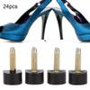 24pcs Heel Replacement Tips, High Heels Tips Replacement Shoes Repair Tool, Non Slip Shoes Repair Heel Dowels Protector(10x10cm) view 4