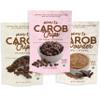 Missy J's Organic Carob Baking Essentials Sampler 3 Pack, Made with Coconut Sugar Vegan, Gluten and Caffeine Free Healthy Substitute for Chocolate, Perfect for Snacks and Treats view 1