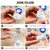 FERCAISH Contact Lens Cleaning Kit - 5 Piece Portable Rotating Manual Cleaner and Immersion Storage Container for Monthly Use at Home or Travel view 4