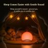 REACHER Wood Grain Sunrise Alarm Clock and Sound Machine Nightlight, Digital Dimmable Clock for Bedroom, 26 Sleep Sounds, White Noise Machine for Baby, Adults, Wake Up Light Alarm Clock for Kids view 4