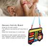 Pilipane Fidget Blanket, Dementia Products for Elderly, Activity Board Relief Anxiety Puzzle Bus Shape Dementia Sensory Pad for Old People Toddlers view 4