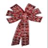 1 Pcs Large 10" Hand Made Wired Red Hearts on Red Ribbon Bow Valentine Day Love Anniversary view 1