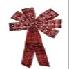 1 Pcs Large 10" Hand Made Wired Red Hearts on Red Ribbon Bow Valentine Day Love Anniversary view 2
