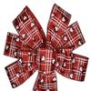 1 Pcs Large 10" Hand Made Wired Red Hearts on Red Ribbon Bow Valentine Day Love Anniversary view 4