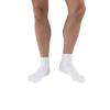 JOBST SensiFoot Diabetic Compression Socks, 8-15 mmHg, Mini-Crew, Closed Toe, White, X-Large view 1