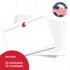 Desert Cactus Washington State University Notecards 10 Pack Stationery Cardstock WSU Cougars Cougs Includes Envelopes Memo Party Thank You (Notecard 1a) view 2