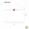 Desert Cactus Washington State University Notecards 10 Pack Stationery Cardstock WSU Cougars Cougs Includes Envelopes Memo Party Thank You (Notecard 1a) view 3