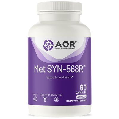 AOR Advanced Orthomolecular Research Met SYN-568R, 60 Capsules