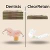 ClearRetain Single Tooth Temporary Tooth Replacement Custom Fit, Realistic Look & Color | Removable Retainer, Professional Lab Grade Quality, Upper Teeth (LOWER ONLY) view 4