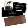 12ct Personalized Graduation Party Favors Engraved Chocolate Bars with Photo - Congrats (12 Count) - Black Class of 2025 view 1