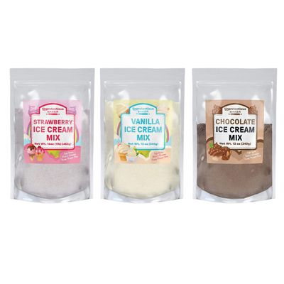 Unpretentious Soft Serve Ice Cream Mix Bundle, Rich & Creamy, Homemade Ice Cream, Single Serving