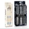 Sexy, Kinky Gift Set Bundle of Couture Clips Dove Gray Nipple Clamp and Icon Brands Crystalline TPR Cock Sleeves, 6 Pack, Clear view 1