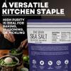 Fine Grain Sea Salt for Baking, Pure Non-Iodized Baja Table Salt Replacement, Mineral Rich for Cooking, 14 oz Bag view 2