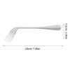 2 Pcs/ set Angled Fork Spoon Ergonomic Fork Curved Utensil Angled Fork Eating Feeding Curved Spoon for Elderly Patients, Right Hand view 4