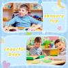 Haull 15 Set Sensory Mats Assorted Textured Sensory Floor Tiles Room Wall Panel Sensory Exercise Tactile Toy for Autistic Children Kids Baby Toddler Fidgeting Activity(Round,5.91 Inch) view 3